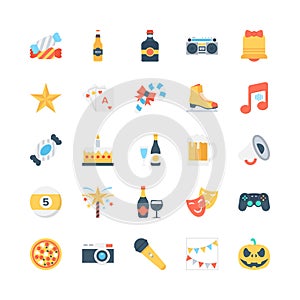 Party and Celebration Vector Icons 2